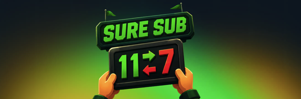 Gamdom Soccer Sure Sub Promo